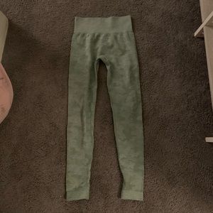 Gymshark Camo seamless leggings, in green